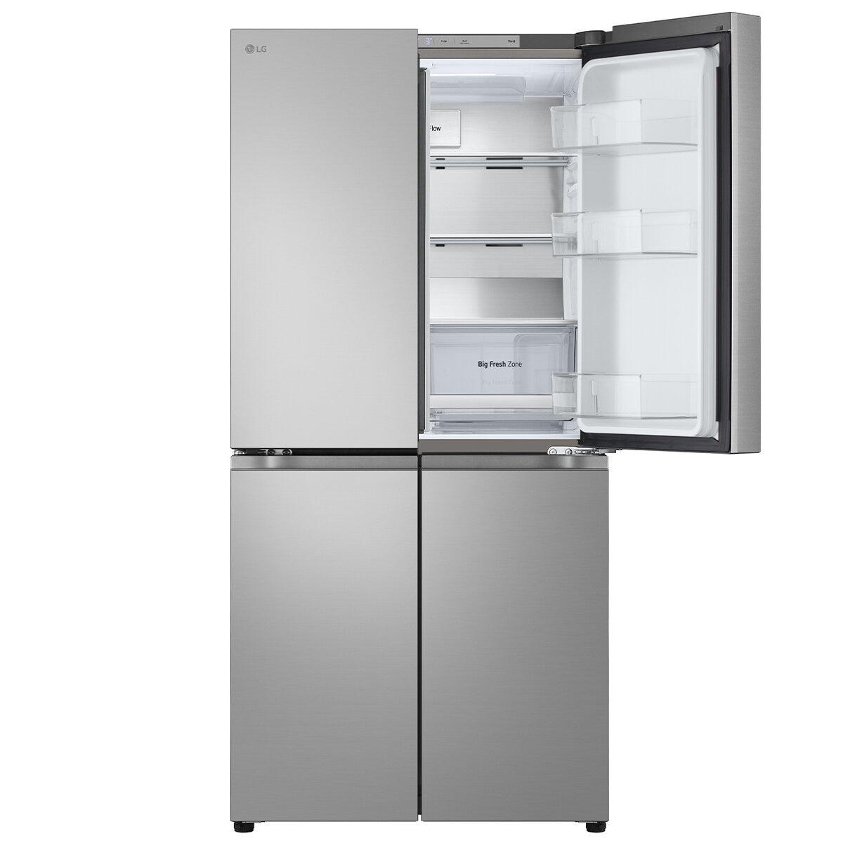 LG 530L Slim French Door Fridge Stainless Steel GF-B505PL