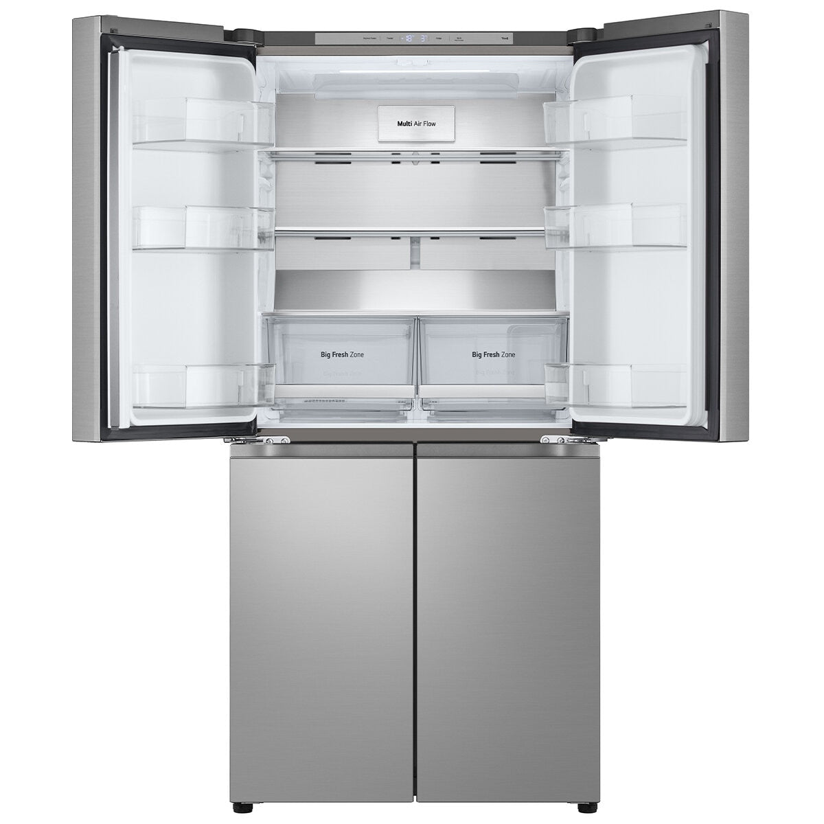 LG 530L Slim French Door Fridge Stainless Steel GF-B505PL