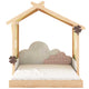 Aesthetik Kids Cloud Castle Kids Bed Solid Pine Removable Tent Cover — image 4