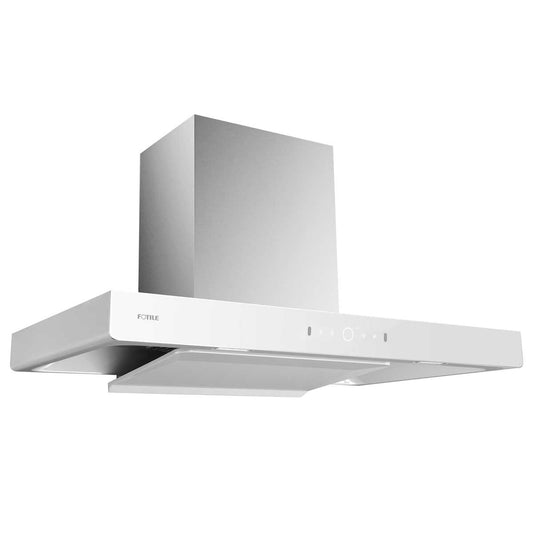 FOTILE 90cm Canopy Rangehood With Decoration Cover EMG9008-CW – view 2