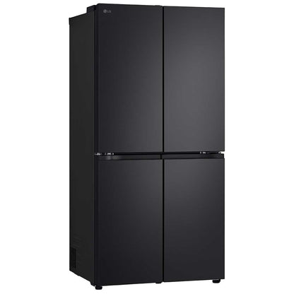 LG 530L Slim French Door Fridge Matte Black GF-B505MBL