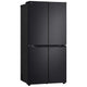 LG 530L Slim French Door Fridge Matte Black GF-B505MBL – view 3