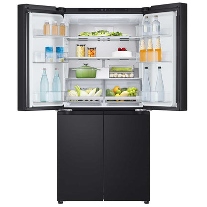 LG 530L Slim French Door Fridge Matte Black GF-B505MBL