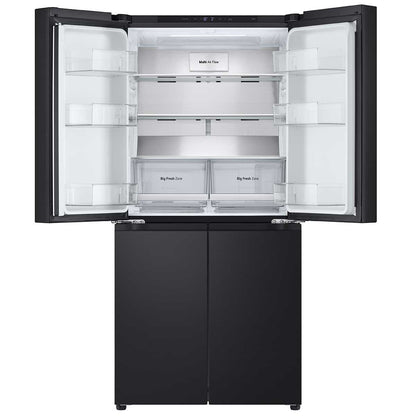 LG 530L Slim French Door Fridge Matte Black GF-B505MBL