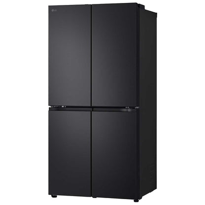 LG 530L Slim French Door Fridge Matte Black GF-B505MBL