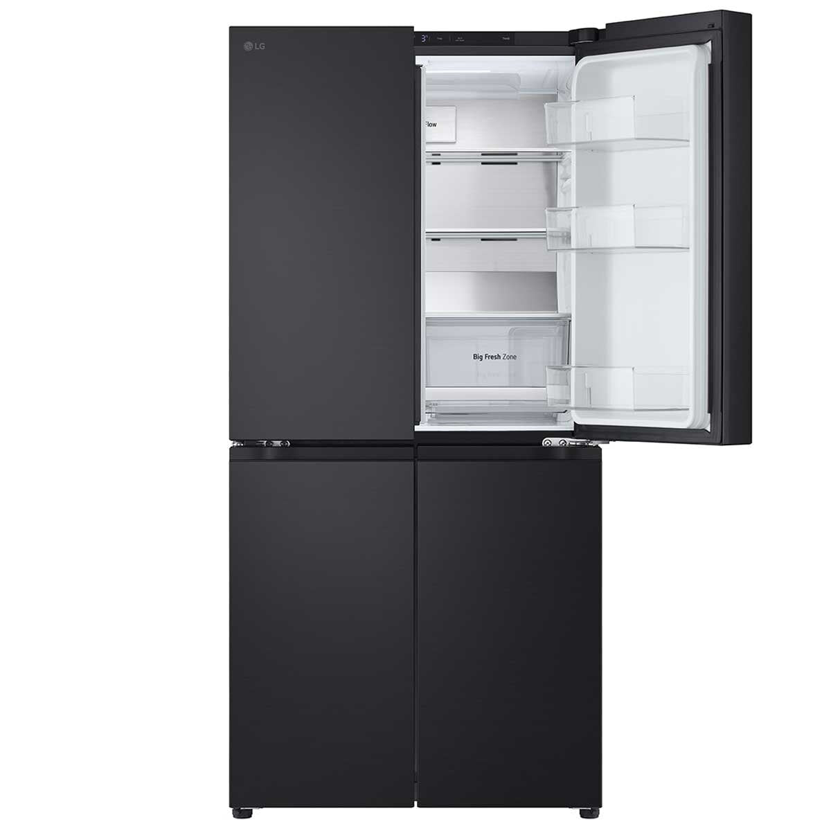 LG 530L Slim French Door Fridge Matte Black GF-B505MBL