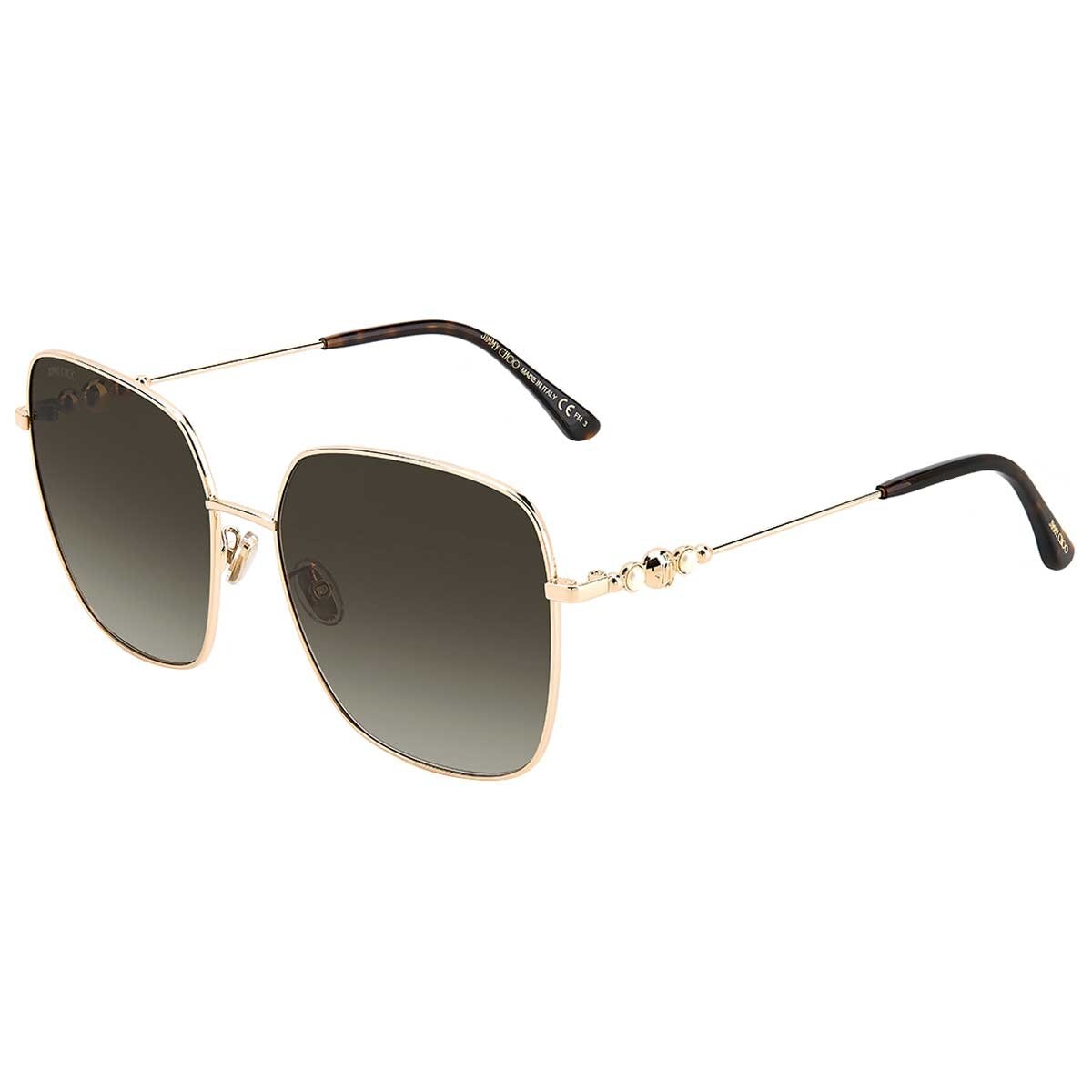 Jimmy Choo Amora/F/SK Women's Sunglasses Gold Copper