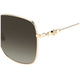 Jimmy Choo Amora/F/SK Women's Sunglasses Gold Copper – view 4