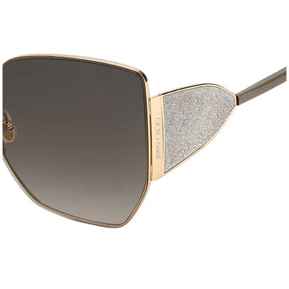 Jimmy Choo River/S Women's Sunglasses Gold Mud