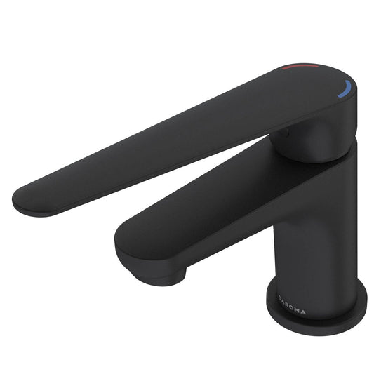 Homecare By Caroma Basin Mixer - Black Matte - Lead-Free Brass - 40mm x 150mm x 175mm – view 2