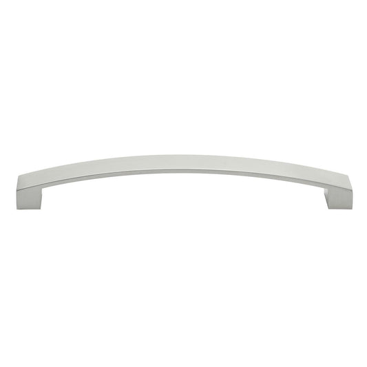 Prestige Brushed Nickel Flat Bow Handle 160mm Zinc Alloy Easy Install