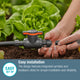 Gardena 13mm Micro Irrigation Shut Off Regulation Valve - Black - Durable Control