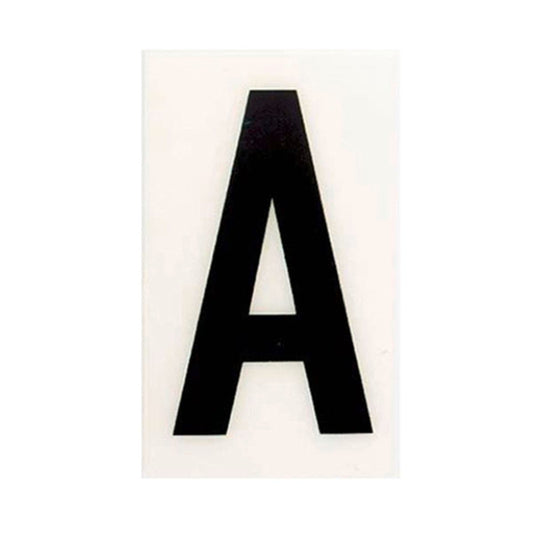 Sandleford 60mm White Self Adhesive House Letter A - Durable Polycarbonate