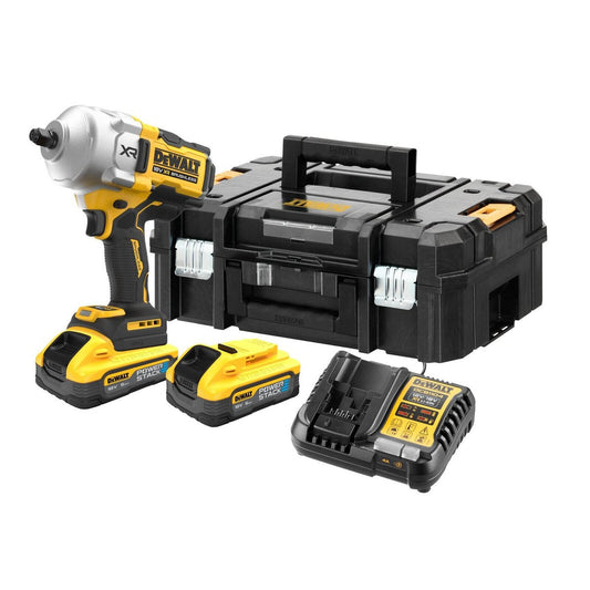 Dewalt 18V Brushless Cordless Torque Wrench 5.0Ah Kit - 1632Nm Torque - Auzzistore