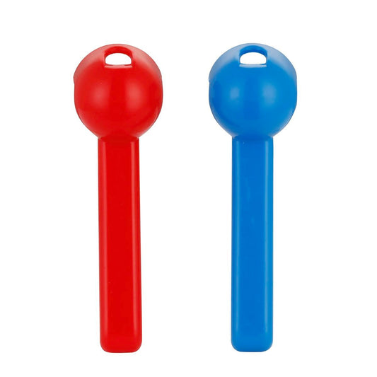 Evekare Cross Handle Tap Turner Pair - 330mm x 160mm - Red Blue