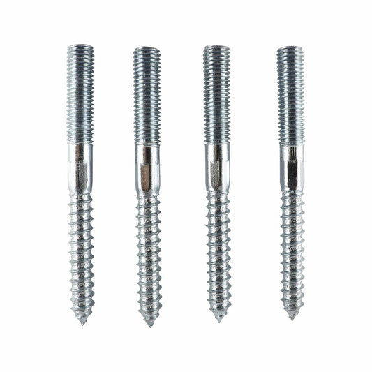 Everhang M12 Hanger Bolt 120mm Zinc Plated Steel 4 Pack - Auzzistore