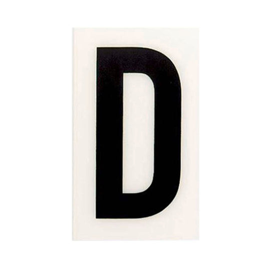 Sandleford 60mm White Self Adhesive House Letter D - Durable Polycarbonate - Auzzistore