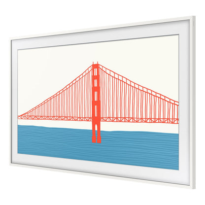 Samsung 75 Inch The Frame TV Customisable Bezel White VG-SCFA75WTBRU