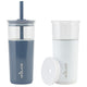 Reduce Aspen Glass Tumbler 591ml 2 Pack Mineral Blue White – view 3