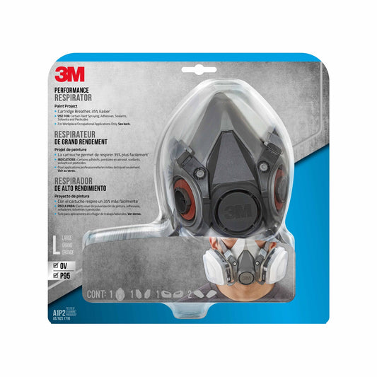 3M Large Paint Project Reusable Half Facepiece Respirator