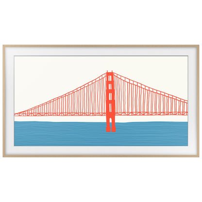 Samsung 50 Inch The Frame TV Customisable Bezel - Magnetic Slim Frames