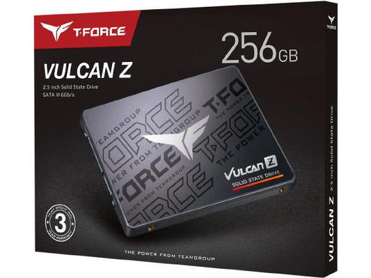 256GB Team Group T-Force VULCAN Z SSD with 3D NAND TLC and 3-Year Warranty | Auzzi Store