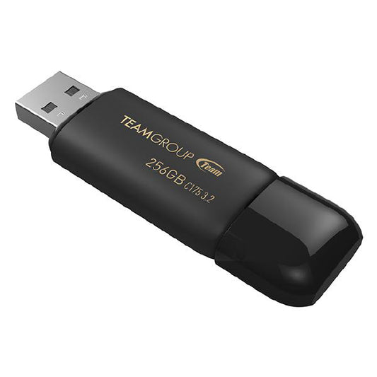 256GB USB 3.2 Flash Drive with Fast Read Speed in Black | Auzzi Store