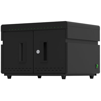 Uptime 16 Bay USB Charge Station UPT-CHARGE16-USB Black Fast Charge