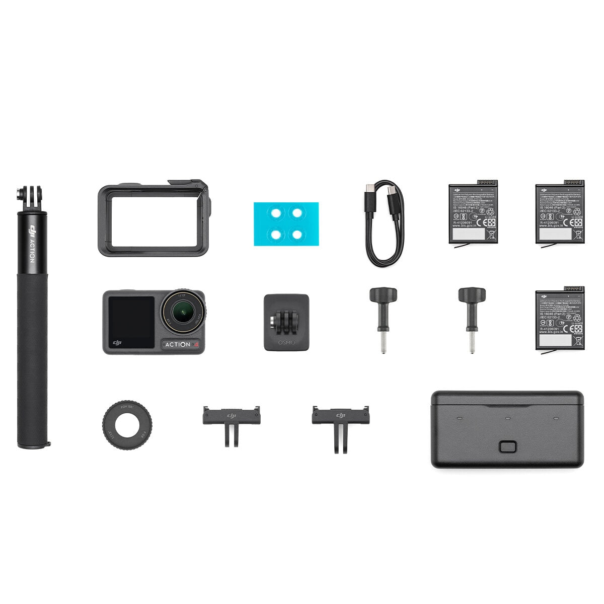 DJI Osmo Action 4 Adventure Combo Camera Set CP.OS.00000270.01