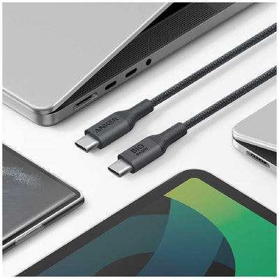 Anker 544 Bio-Nylon USB-C To USB-C Cable 0.9M Black A80F5H11