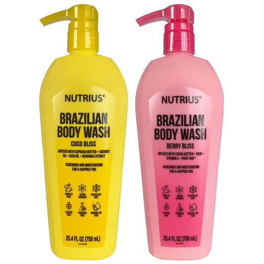 Nutrius Brazilian Body Wash Coco And Berry Bliss 2x750ml – view 2 - Auzzistore