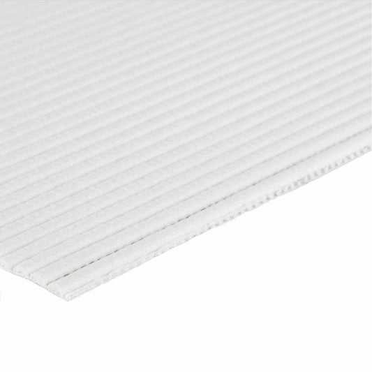 Barelli Non Slip Bath Mat 50 x 90cm PVC Foam Soft Cushioned White – view 2