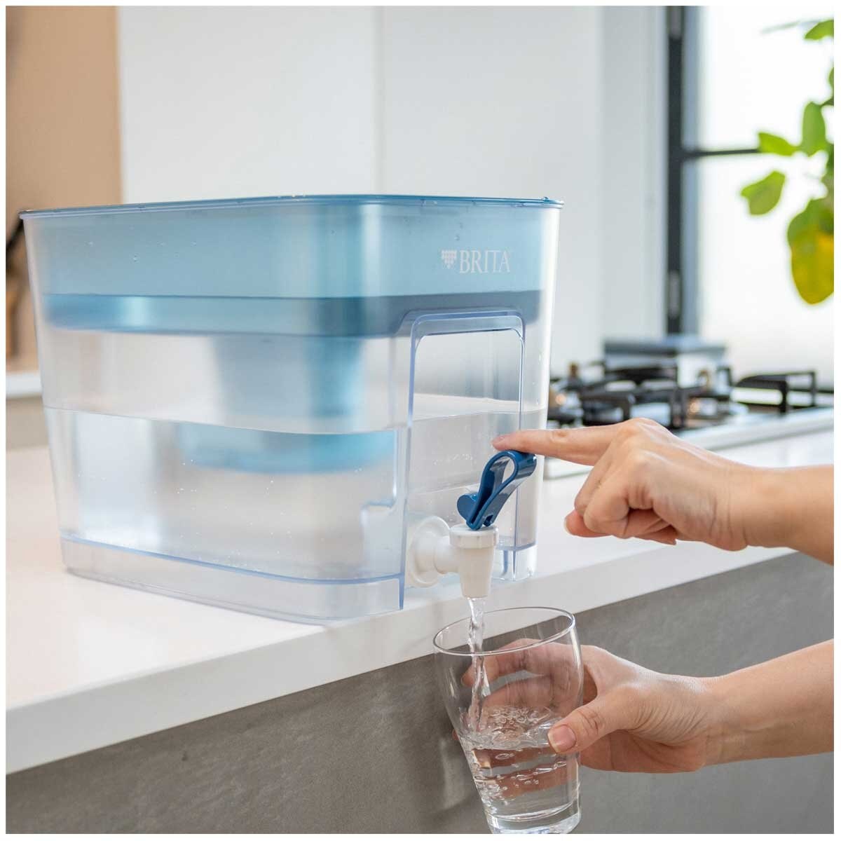 BRITA Water Filter Flow Cask 8.2L With 2 Maxtra Pro Filters