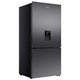 Hisense 500L PureFlat Bottom Mount Refrigerator Dark Steel HRBM500TBW – view 2