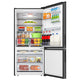 Hisense 500L PureFlat Bottom Mount Refrigerator Dark Steel HRBM500TBW – view 4