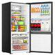 Hisense 500L PureFlat Bottom Mount Refrigerator Dark Steel HRBM500TBW – view 5