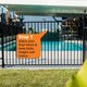 ProtectorAl G8Safe Black Adjustable Pool Hinge Pair 70mm Plastic Durable