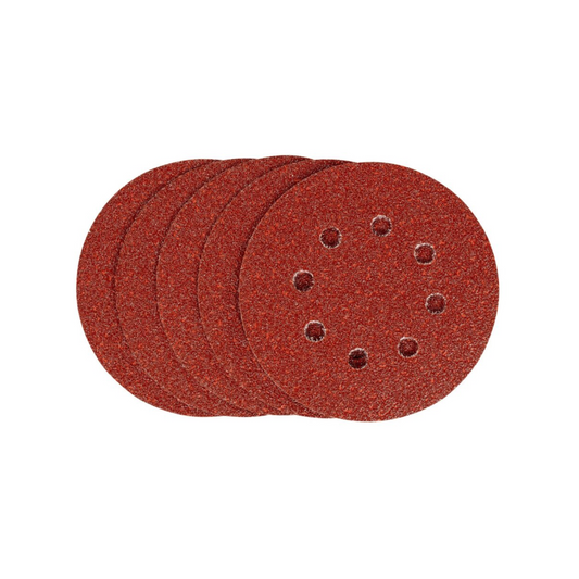 Irwin 125mm Quick Fit Random Orbital Sanding Discs 40 Grit 5 Pack - Efficient Stock Removal – view 2 - Auzzistore