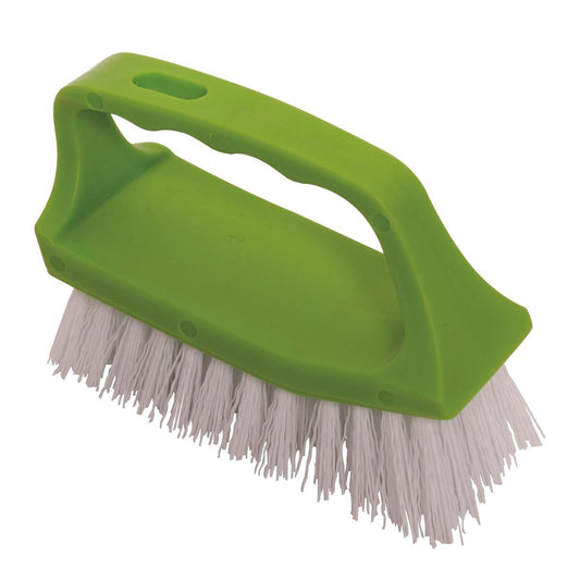Sabco Handled Scrub Brush - Heavy Duty - 53mm - Nylon - Comfortable Handle