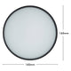 Arlec 10W LED Kea Bunker Light - 600 Lumen - Weather-Resistant - Black