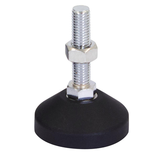 Richmond Fixed Levelling Foot - 60mm x M12 - Zinc Plated - 800kg Load - Auzzistore