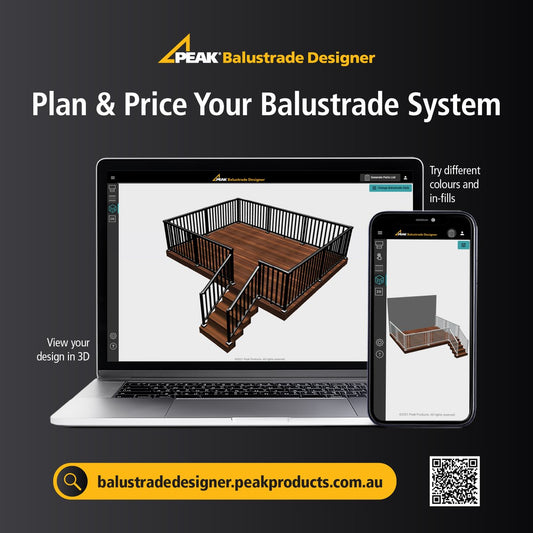 Peak Aluminium Balustrade - 90mm - Aluminium - White Post Base Cover – view 2 - Auzzistore