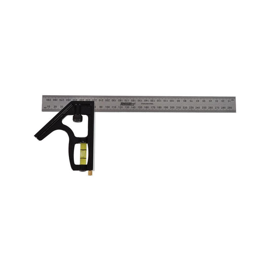 Johnson 300mm H D Stainless Steel Combination Square - Precision Tool - Auzzistore