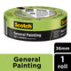 Scotch General Painting 36mm x 55m Painter's Masking Tape - Paper - Medium Adhesive - 8-Day Clean Removal