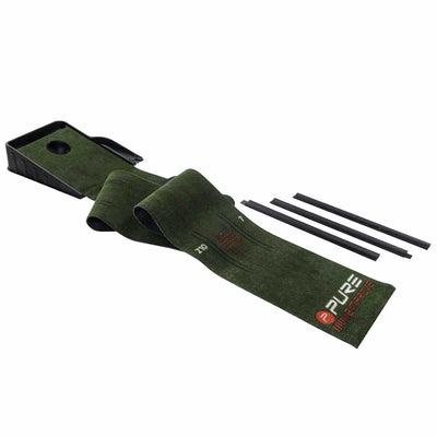 Pure2Improve Confidence Putting Mat P2I360610 Portable Green Red