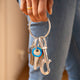 Taskmaster 63mm Key Ring 4 Pack - Weather Resistant Steel - Durable Key Organiser