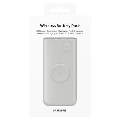 Samsung 10,000mAh Wireless Battery Pack 25W Super Fast Charging Beige EB-U2510XUEGWW