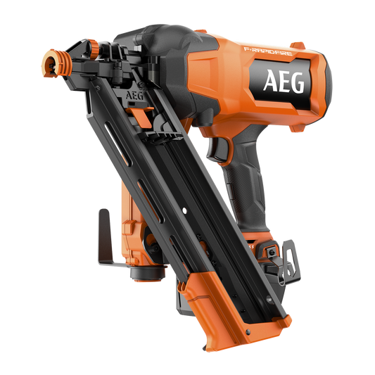 AEG 18V F-RAPID Framing Nailer Skin - 10GA - 30°-34° - 4.4kg - Efficient Firing