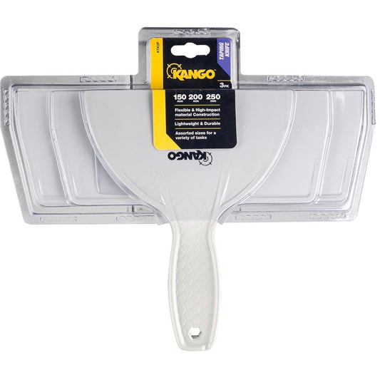 Kango Taping Knives 3 Piece Set - 150mm 200mm 250mm - Polypropylene - Auzzistore