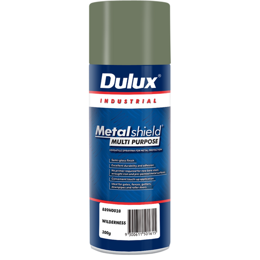 Dulux Metalshield Spray Paint 300g Wilderness Semi-Gloss Durable Finish